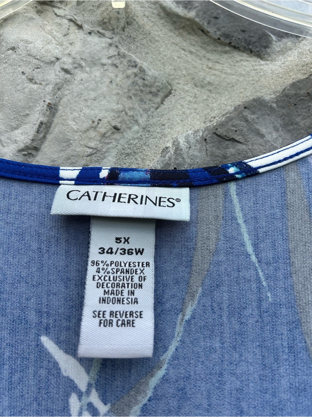 Catherines Maxi Dress Size 5X Tropical Resort Wear Beach Vacation Summer Floral - Picture 4 of 6
